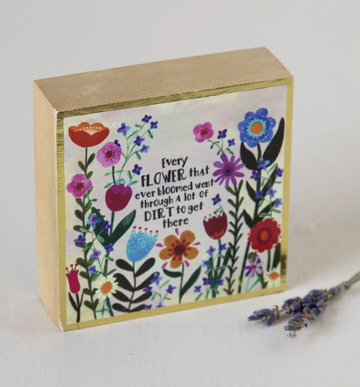Tiny Block Keepsake - Every Flower