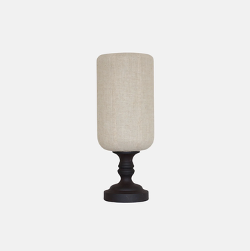 Medina Linen & Glass Lamp