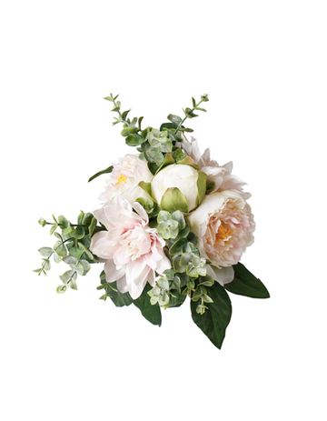 Dahlia Peony Bouquet Pink
