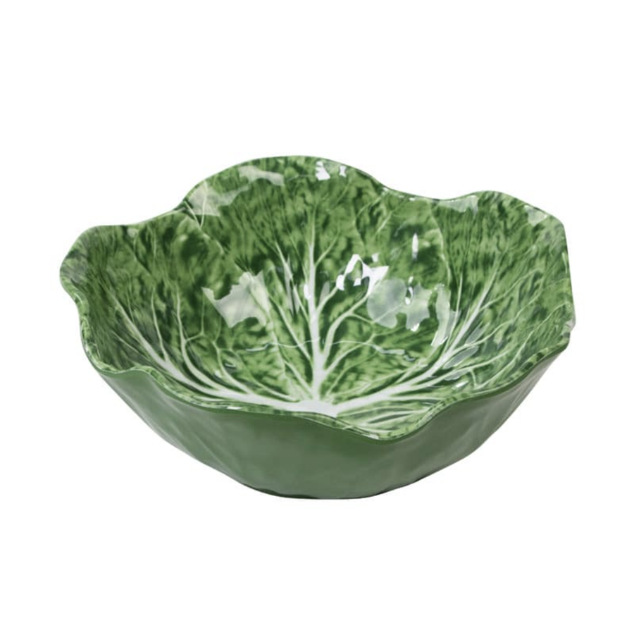Melamine Green Cabbage Bowl Medium - 27cm