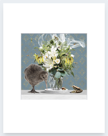 Smoking Hot Kiwi Art print