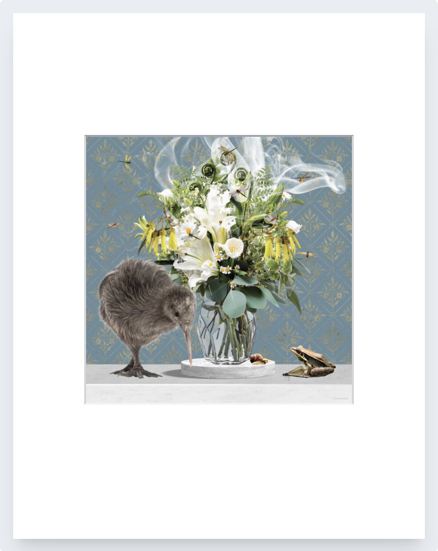 Smoking Hot Kiwi Art print