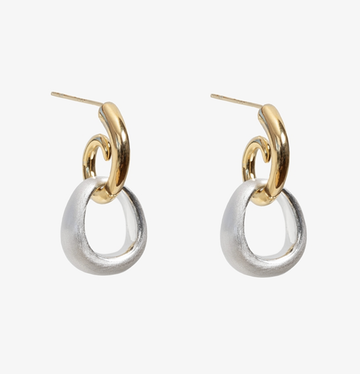 Contrast Drop Earring