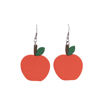 Teacher Apple Earrings