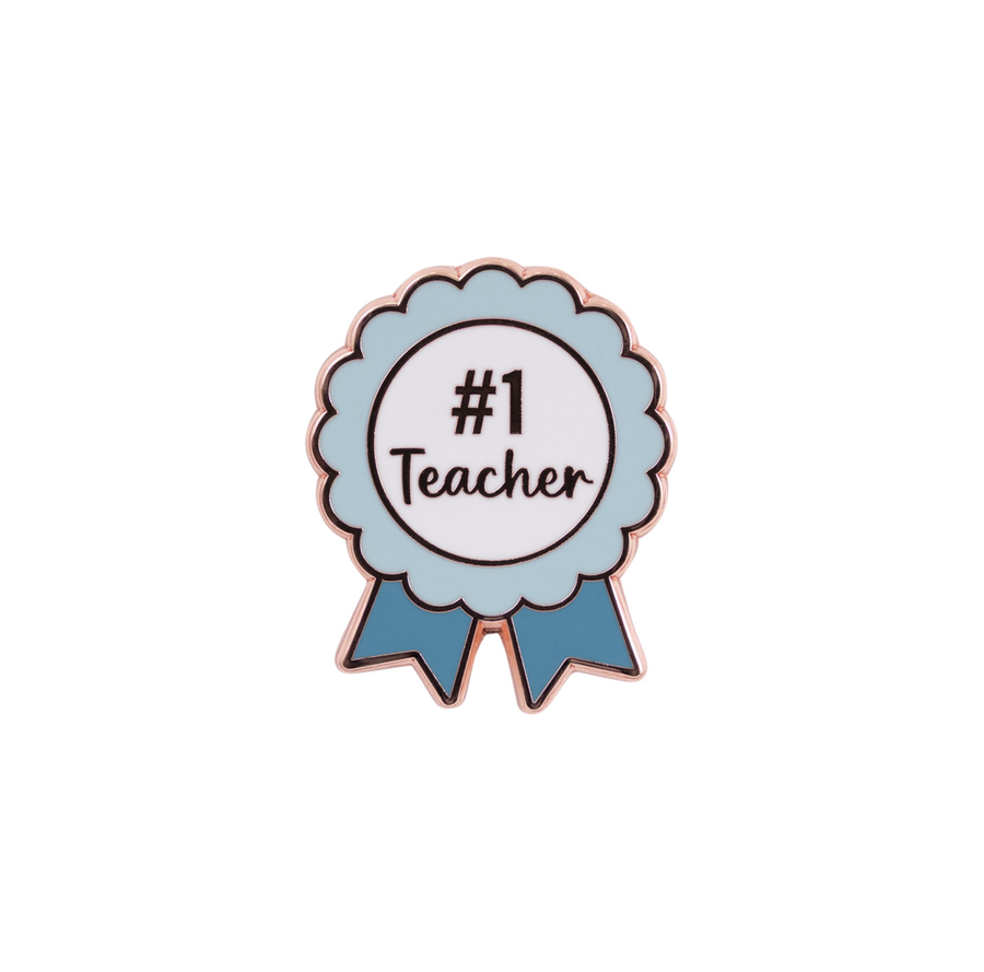 Teacher #1 Teacher Keepsake Pin