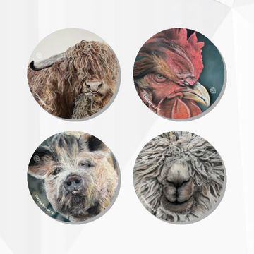 Farmlife Coaster Set