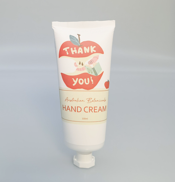 Bookworm Thank You Hand Cream White & Red