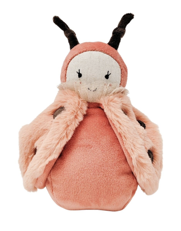 Lady Bug Soft Toy Pink