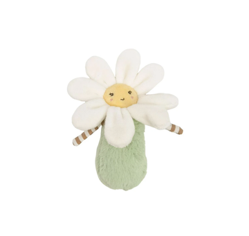Daisy Rattle White & Green