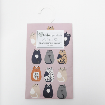 Cat Design Australian Flora Scented Sachet