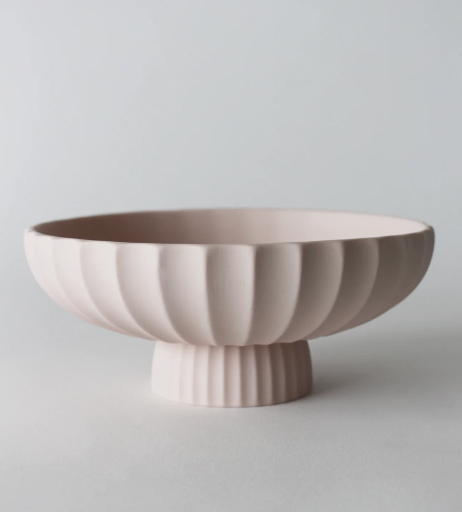 Grace Compote Stand -Shell Pink