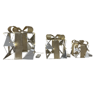 Mirrored Champagne Gift Box - Large