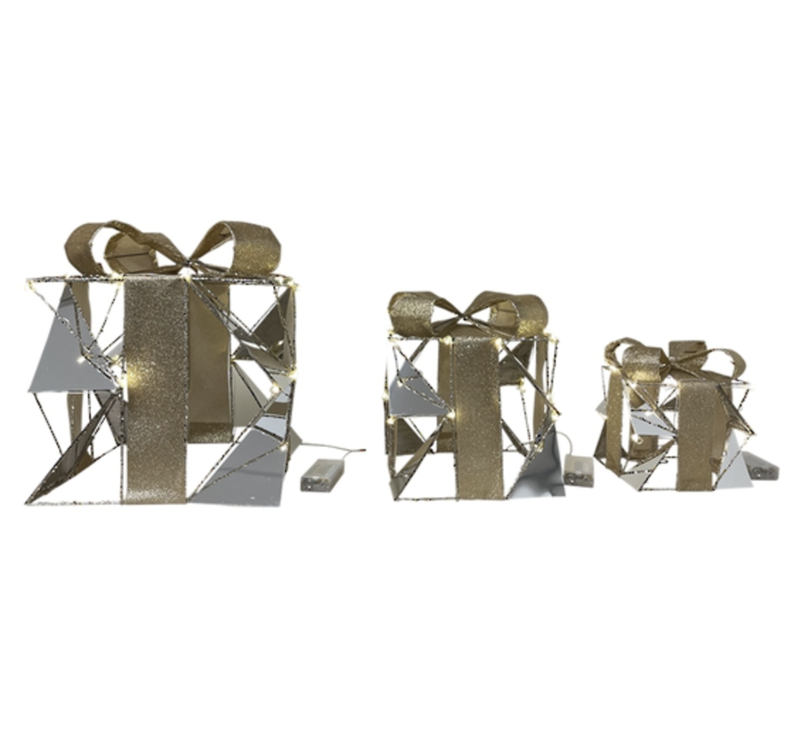 Mirrored Champagne Gift Box - Medium