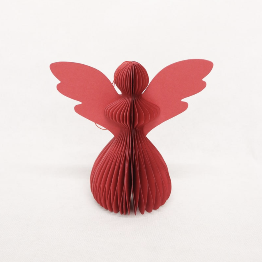 Le Papier Xmas Angel/Red - 17cm