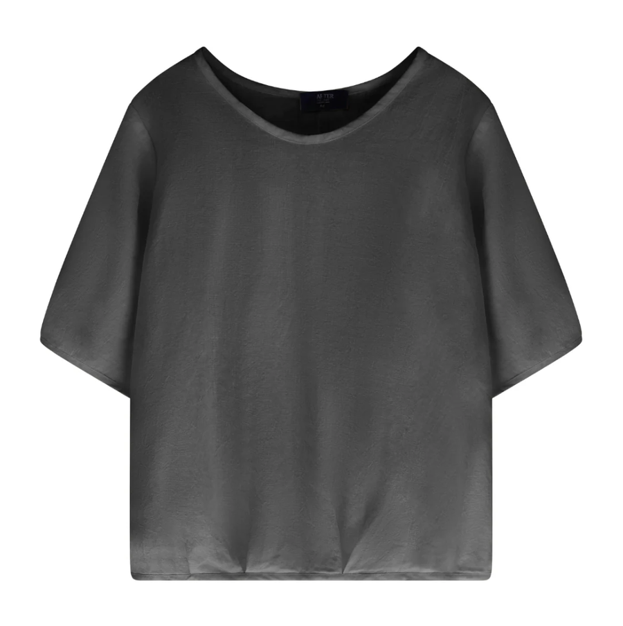 Carter Linen Top - Black