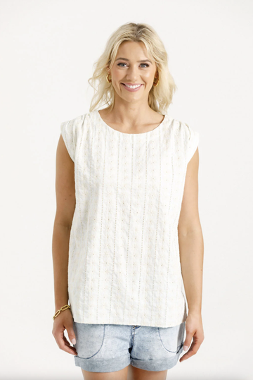 Daisy Top - Cream Daisies