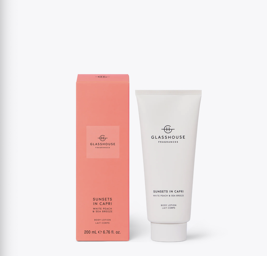 Glasshouse Fragrances Body Lotion - Sunsets In Capri