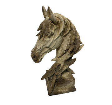 Horse Head/Indoor & Outdoor - Antique Marble