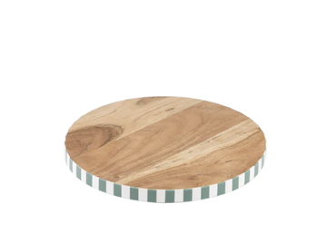 Panama Stripe Lazy Susan
