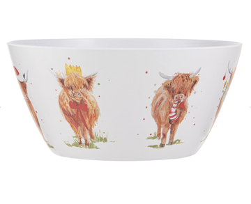 Coo Christmas Large Melamine Salad/Chip Bowl
