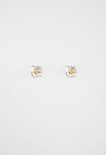 Flower Earring - Silver