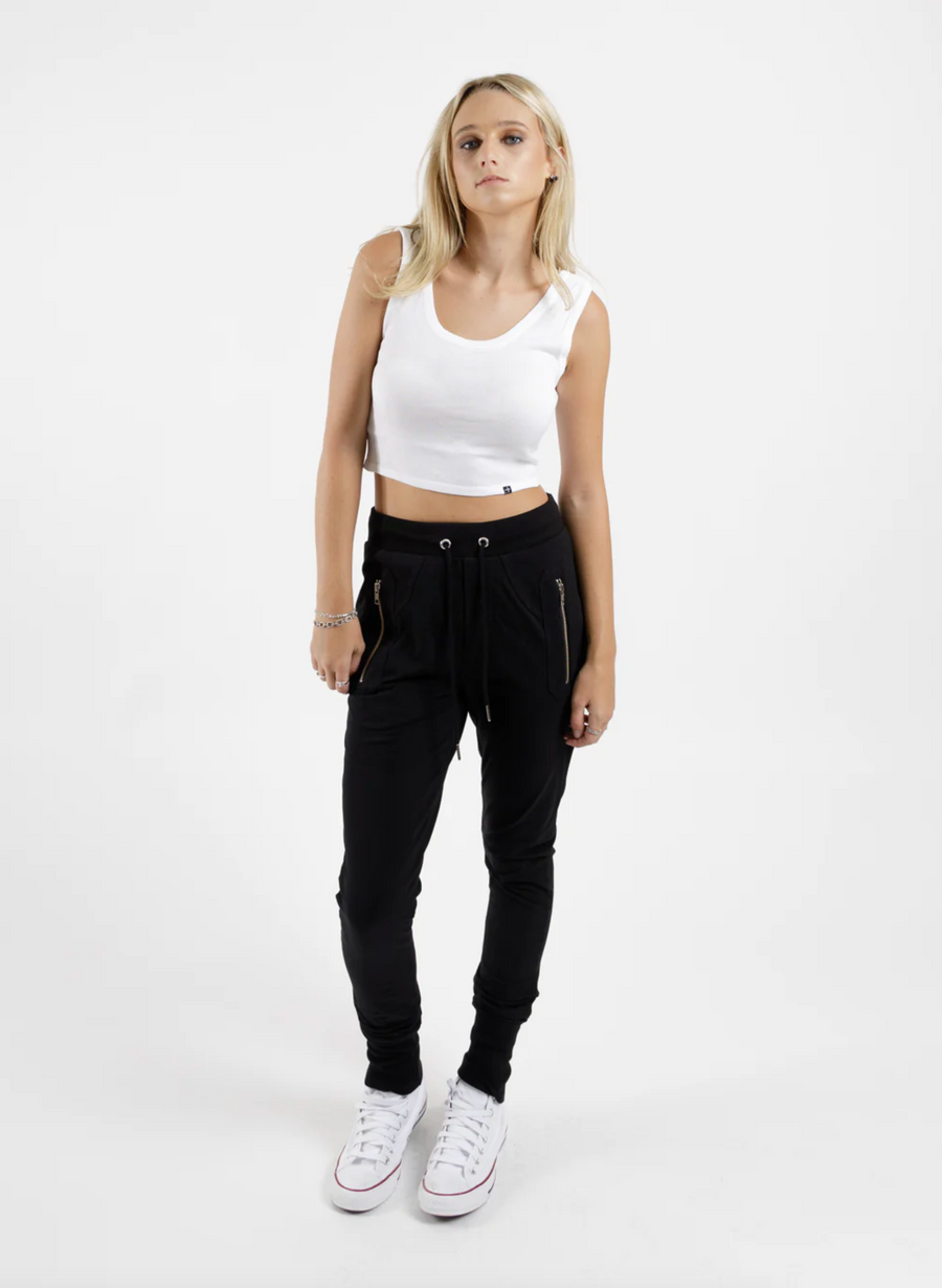 Escape Trackies - Black/Silver