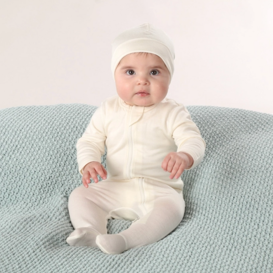 Merino Zip Babygrow