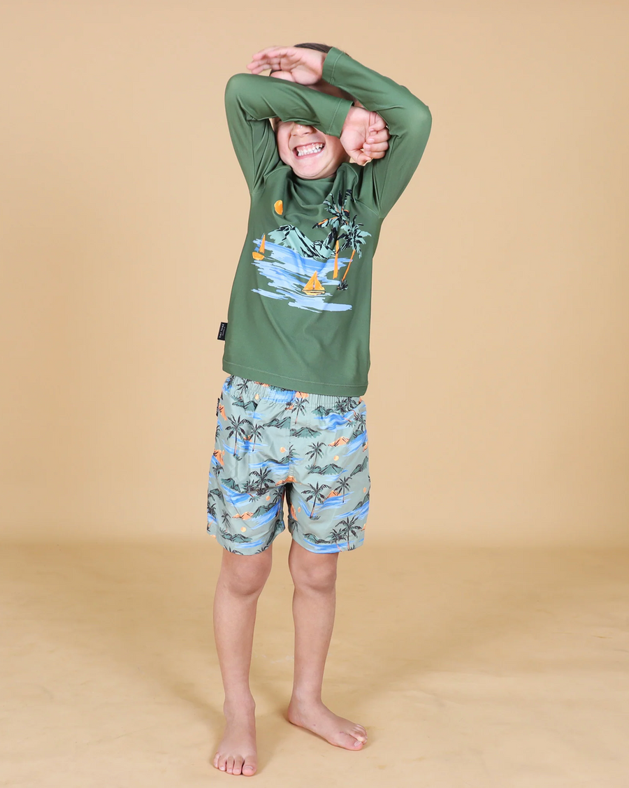 Island Getaway Swim Top