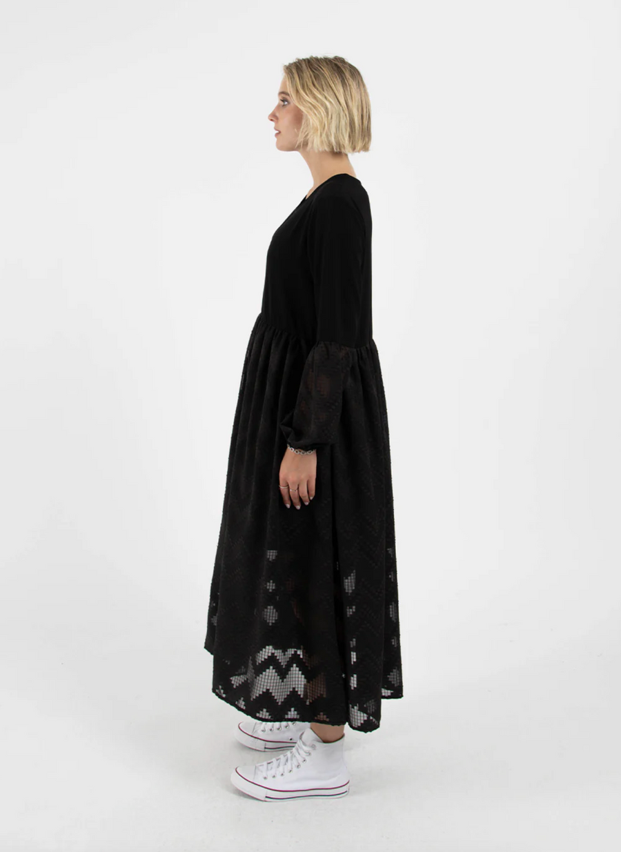 Sheer Tier Dress
