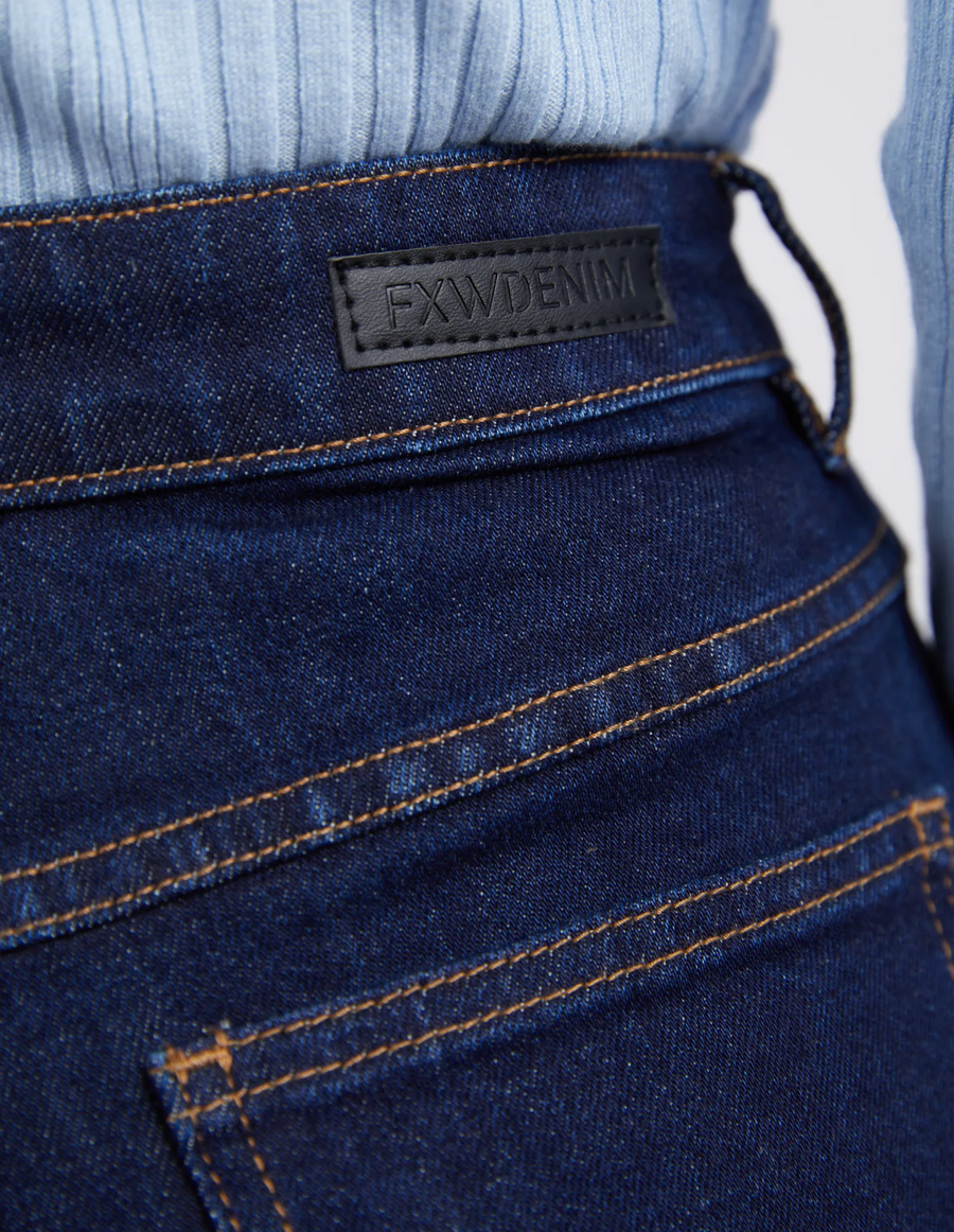 Sarah Wide Leg Jean - Dark Blue