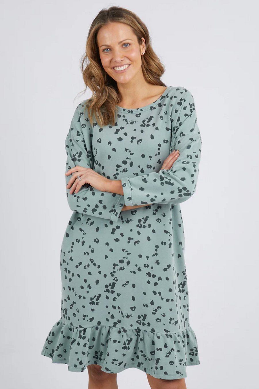 Wild Card Dress - Iceburg Green