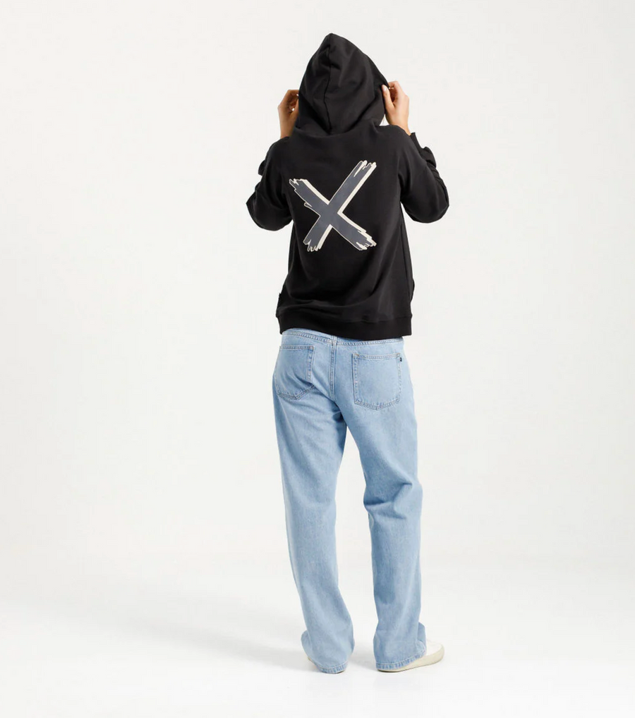 Elliot Hoodie - Black with Shadow X