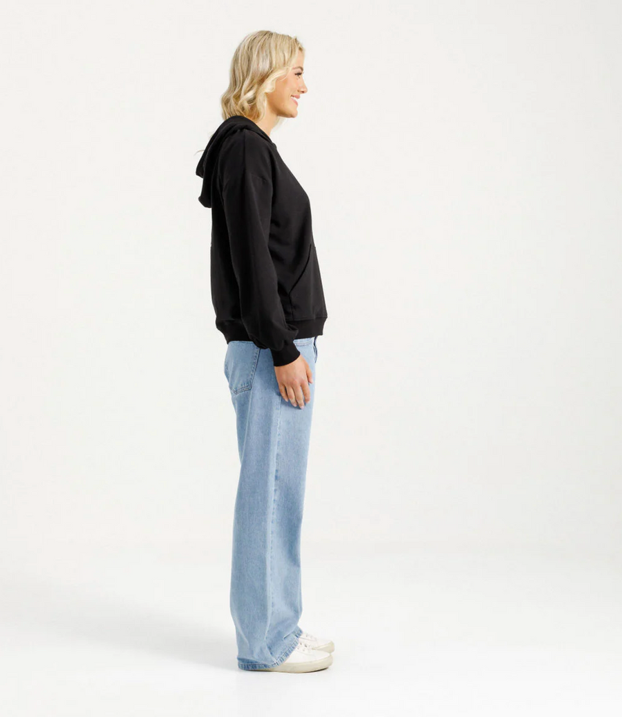 Elliot Hoodie - Black with Shadow X
