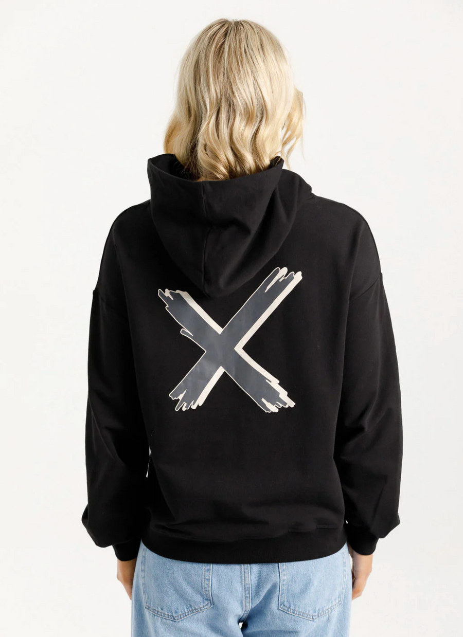 Elliot Hoodie - Black with Shadow X