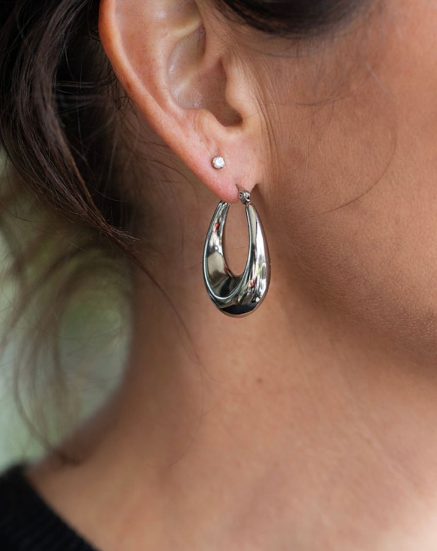 Demi Hoop - Silver