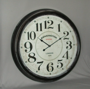 Black Kensington Clock