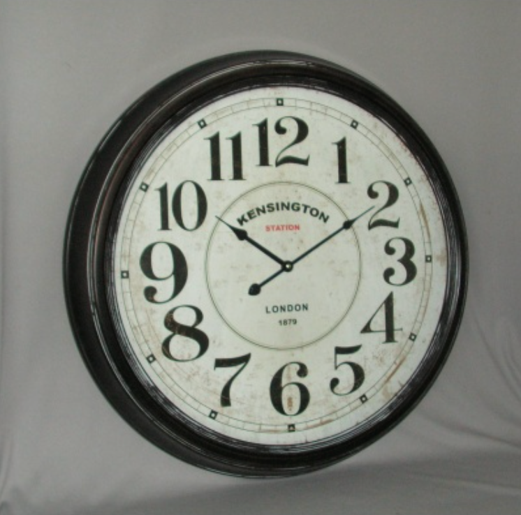 Black Kensington Clock