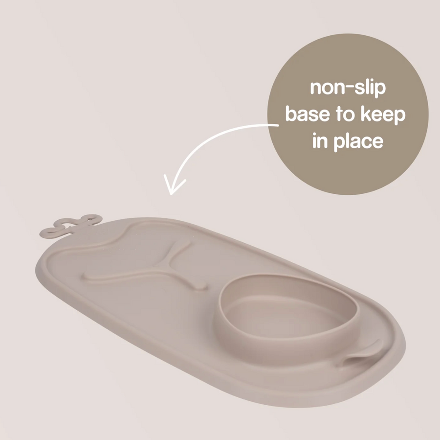 Roll + Go Mealtime Mat - Latte