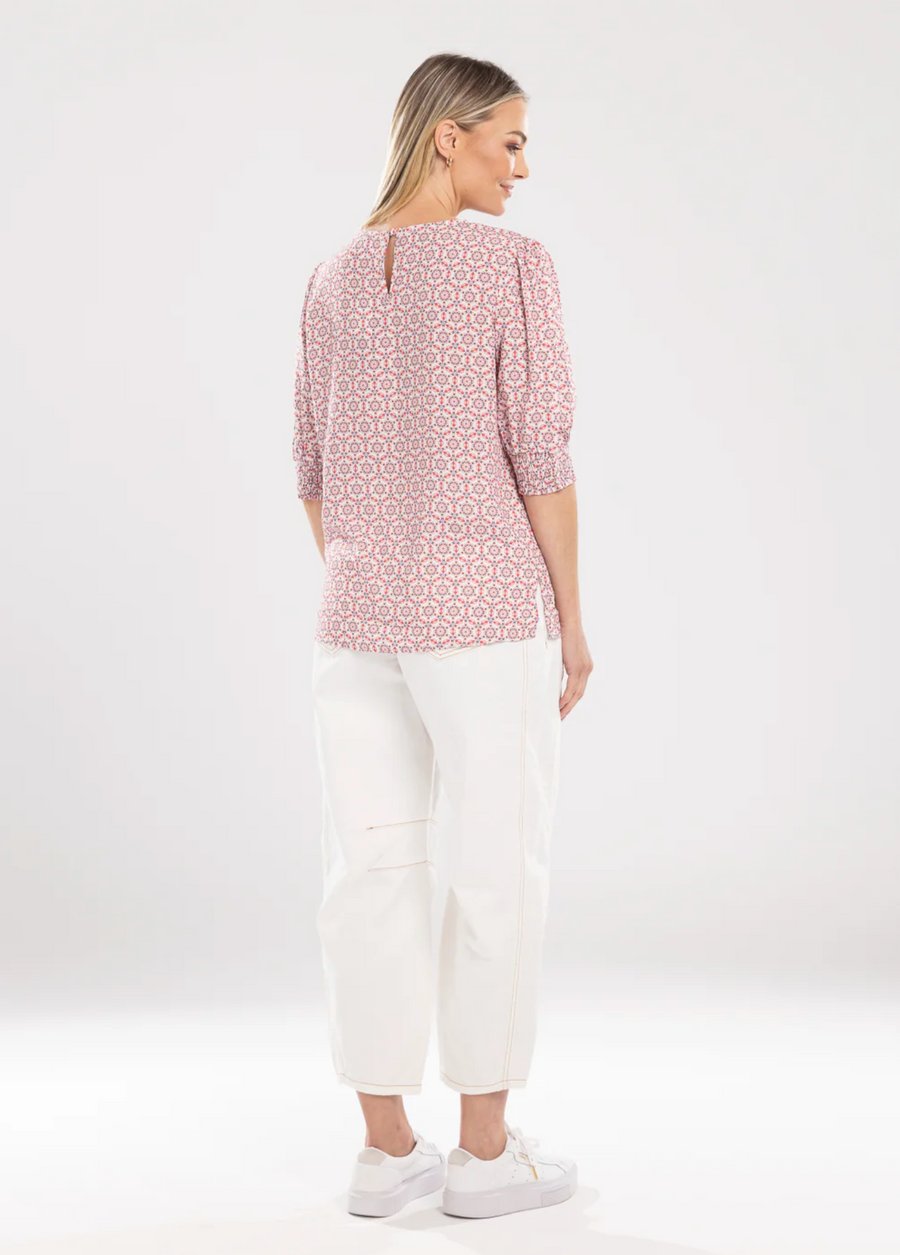 Finley Top - Mosiac Print