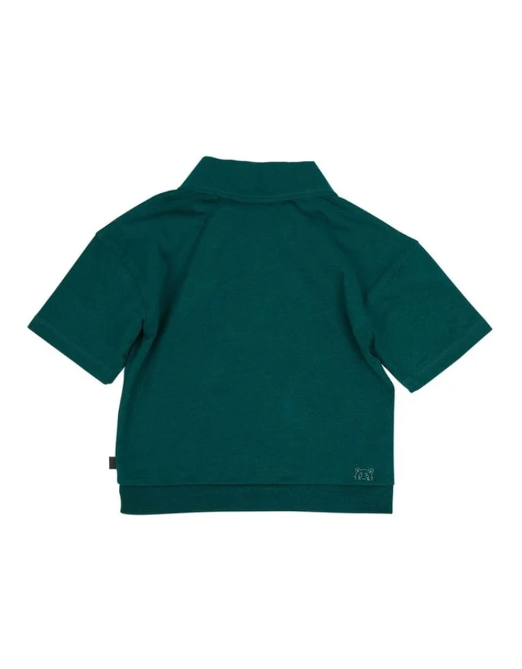 Squad Short Sleeve 1/2 Zip T-shirt - Green
