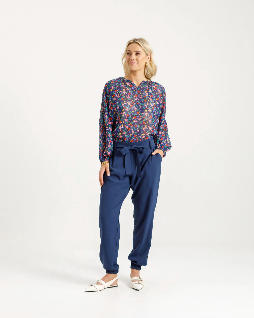 Evie Top - Spring Blossoms