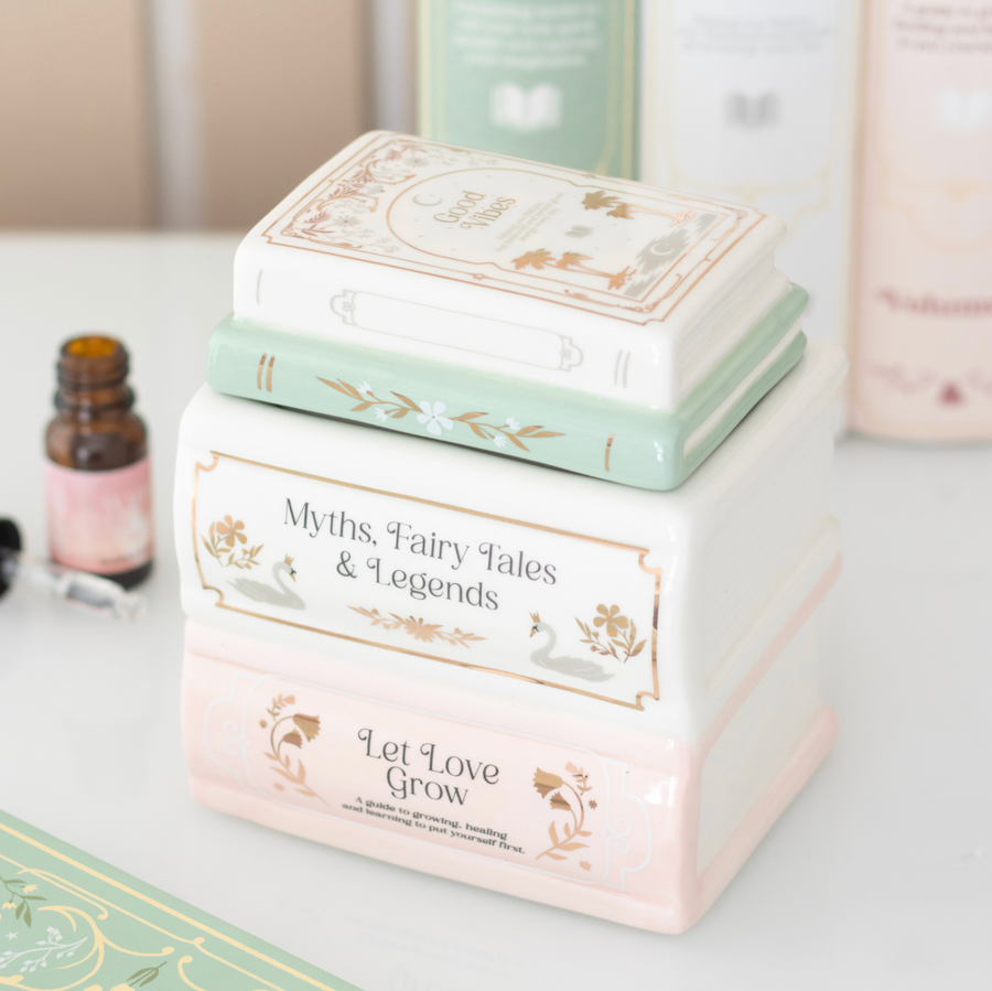 Book Stack Oil Burner & Wax Warmer