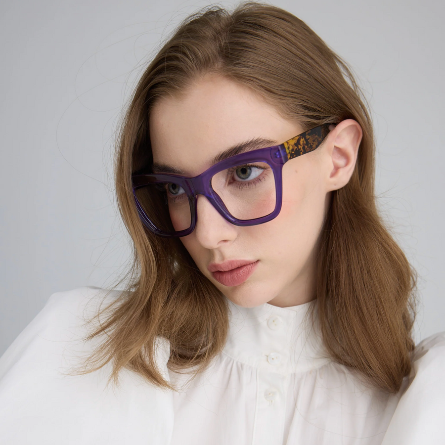 Ali Purple Reading Glasses