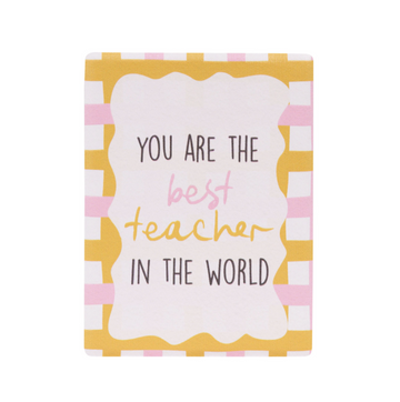 Teacher Best Teacher Ceramic Magnet
