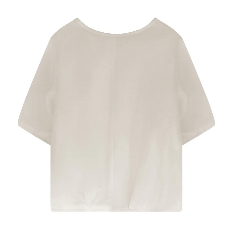 Carter Linen Top - Ivory