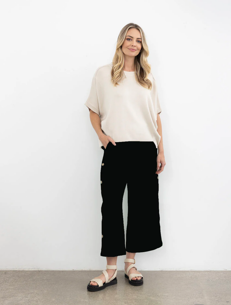 Tate 3/4 Pant - Black
