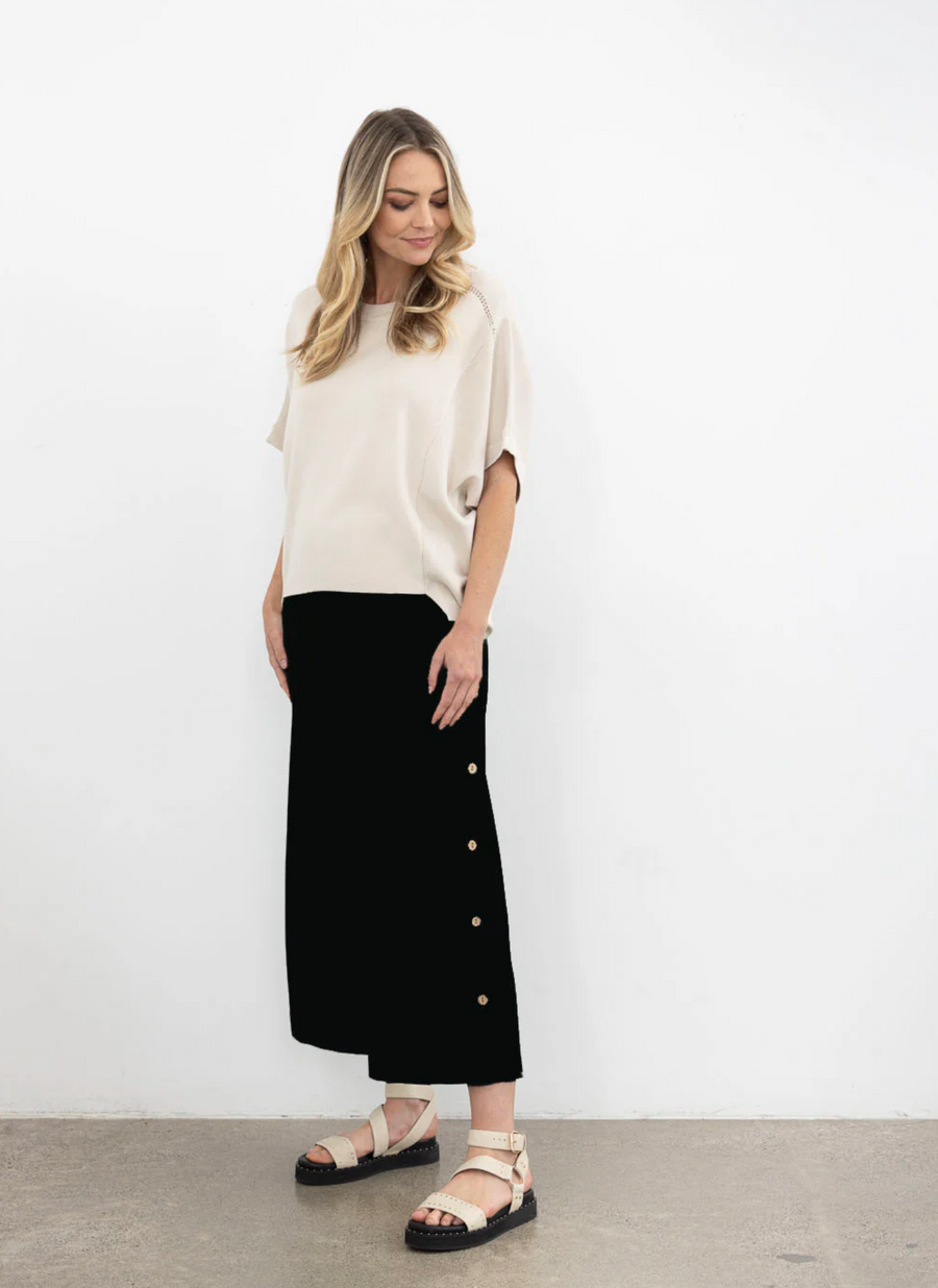 Tate 3/4 Pant - Black