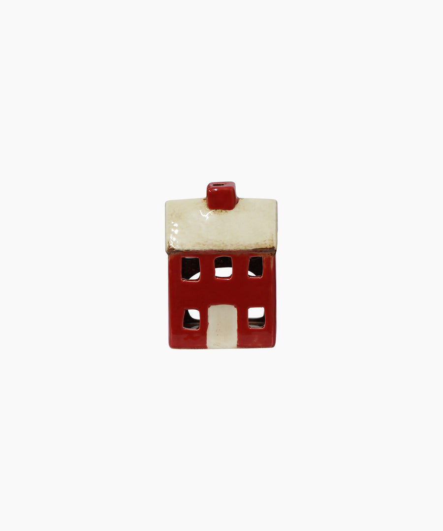 Alsace Petite Tea Light Chalet Red Cream