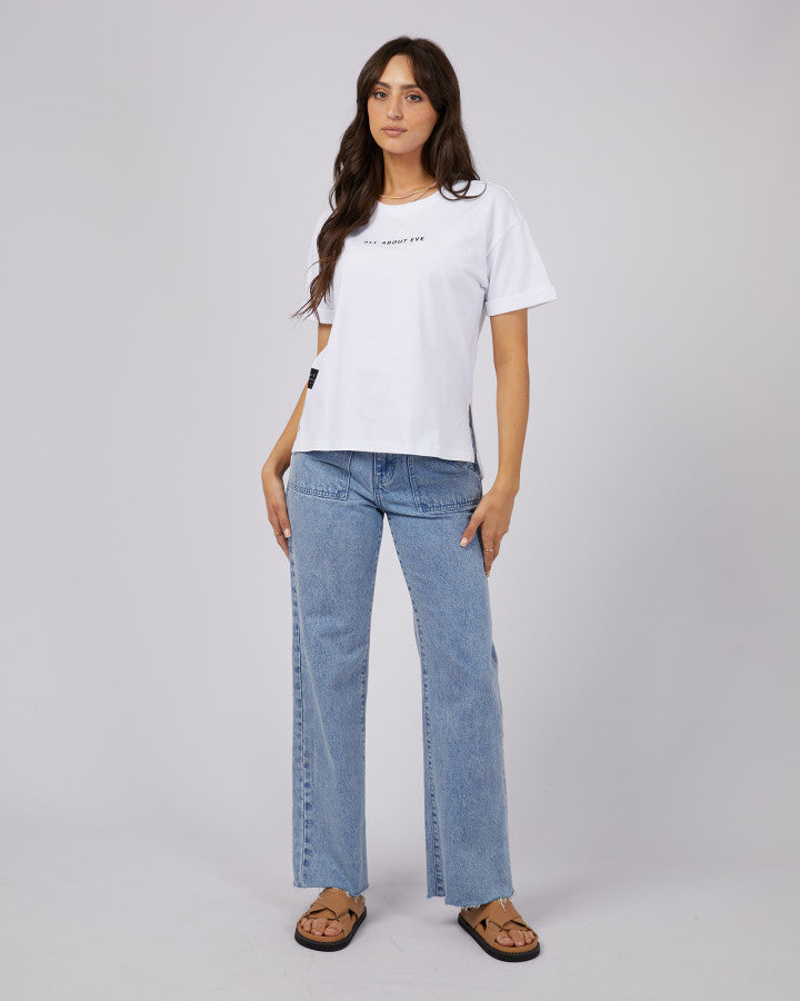AAE Washed Tee - White