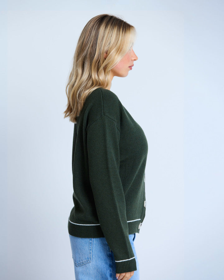 Academy Cardigan - Cedar